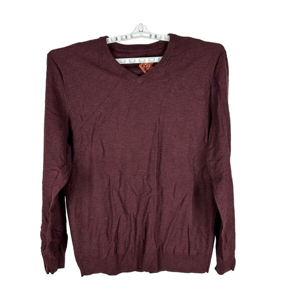Red Ale By Alesbury Men's Burgundy Heather Sweater XL Crew Neck Long Sleeve - Picture 1 of 6
